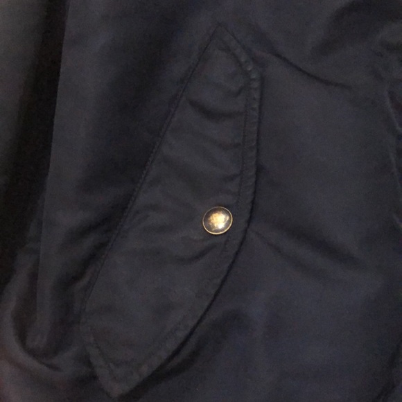 Polo - Ralph Lauren Flight Bomber Jacket. R. Lauren name tag and stripped stars - Picture 5 of 10